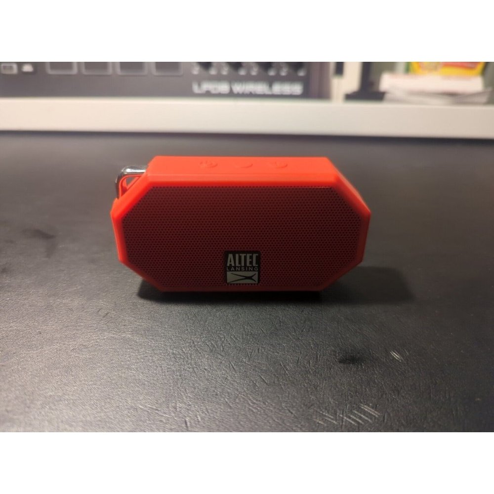 Altec Lansing Mini H2o 2 Bluetooth Wireless Speaker RED